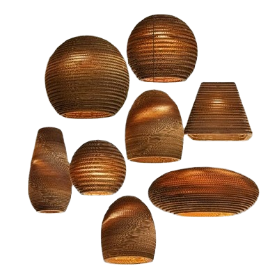 Wooden Shade Hanging Ceiling W - огляд і ціна Wicker Pendant Shade